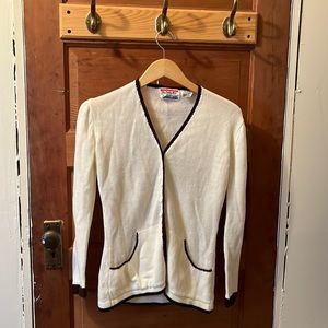 Vintage cream cardigan.